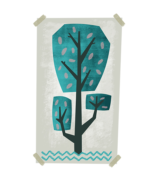 Illustrasjon av et tre